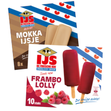 De Friesche Koe frambololly of mokka ijsje
